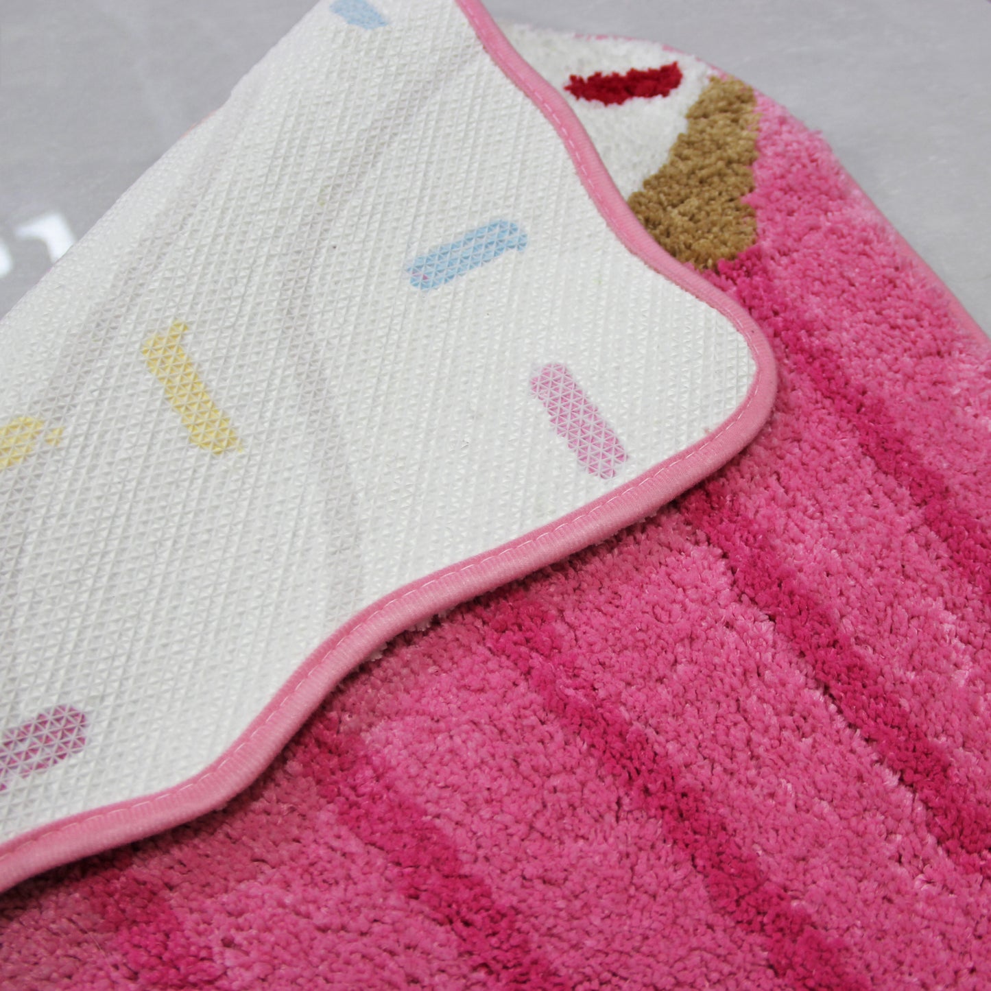 Pink Cake Bath Rug