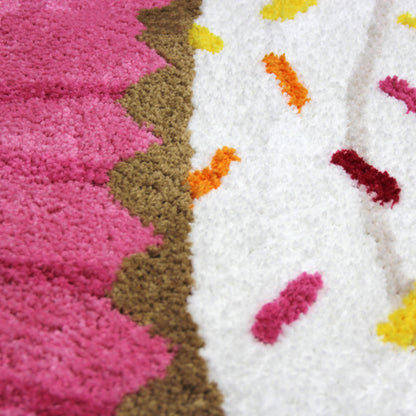 Pink Cake Bath Rug