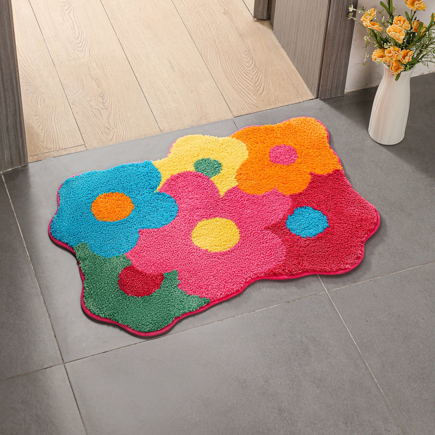 Flower Bath Mat