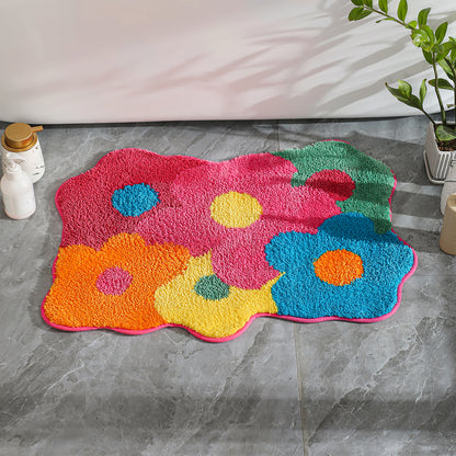 Flower Bath Mat