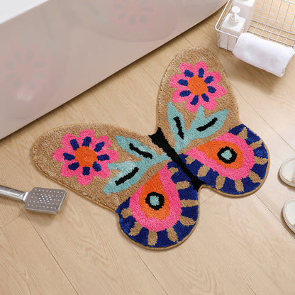 Butterfly Shaped Bath Rug