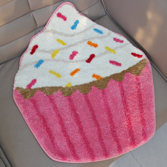 Pink Cake Bath Rug