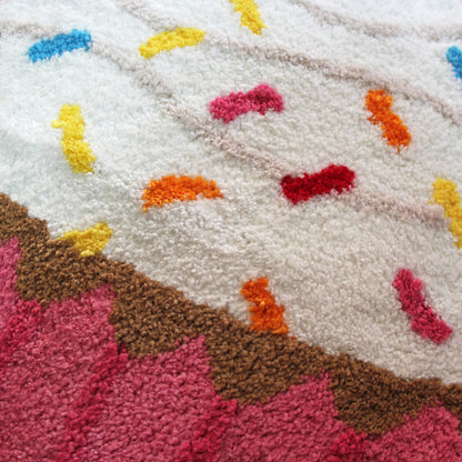 Pink Cake Bath Rug