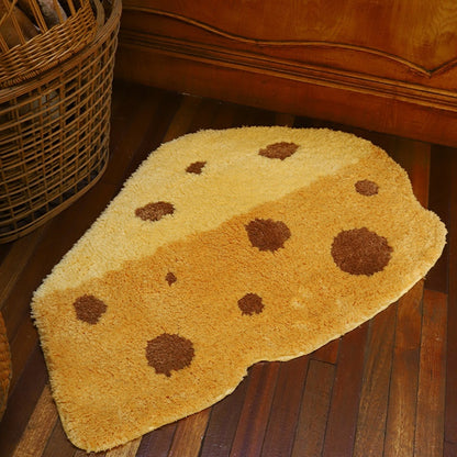 Yellow Cheese Bath Rug